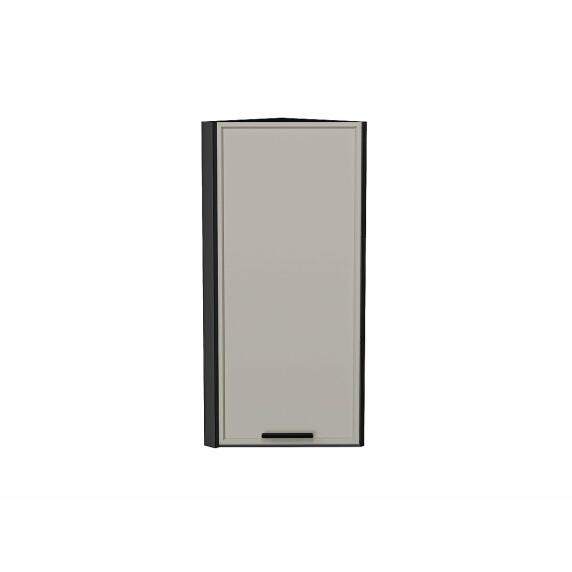 Шкаф верхний торцевой Фрейм Grey Silk Graphite 920*300*310