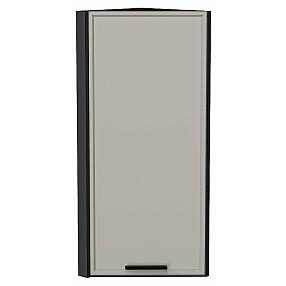 Шкаф верхний торцевой Фрейм Grey Silk Graphite 920*300*310