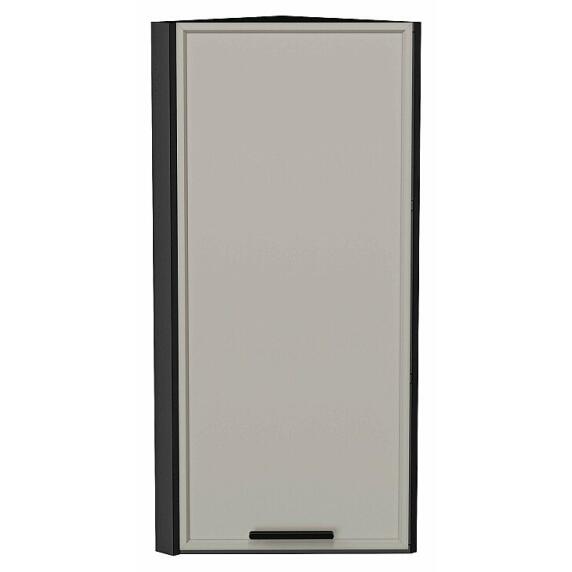 Шкаф верхний торцевой Фрейм Grey Silk Graphite 920*300*310
