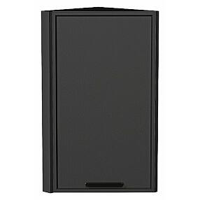 Шкаф верхний торцевой Фрейм Stormy Silk Graphite 716*300*324