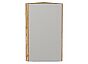 Шкаф верхний торцевой Фьюжн Silky Light Grey Дуб Вотан 716*300*306