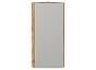 Шкаф верхний торцевой Фьюжн Silky Light Grey Дуб Вотан 920*300*306