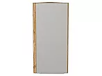 Шкаф верхний торцевой Фьюжн Silky Light Grey Дуб Вотан 920*300*306