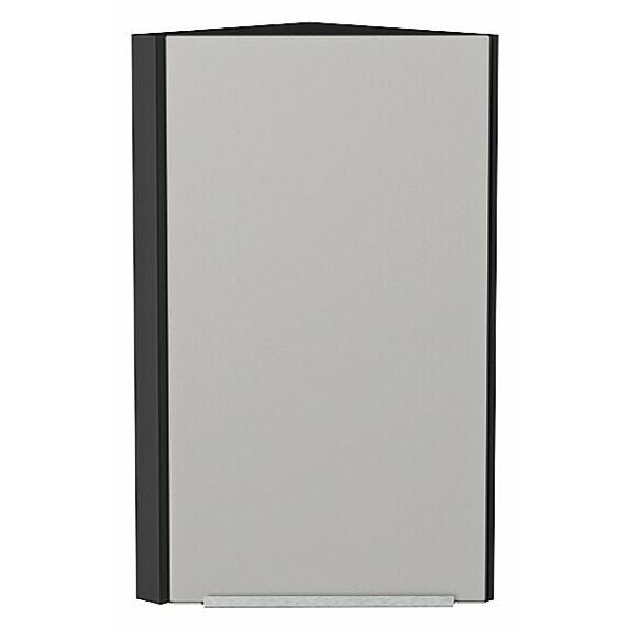 Шкаф верхний торцевой Фьюжн Silky Light Grey  Graphite 716*300*306
