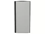 Шкаф верхний торцевой Фьюжн Silky Light Grey Graphite 920*300*306