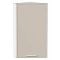 Шкаф верхний торцевой Квадро Кашемир/Белый 716*300*307