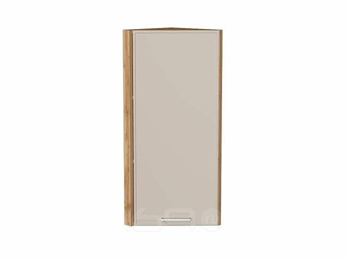 Шкаф верхний торцевой Квадро Кашемир/Дуб Вотан 920*300*307