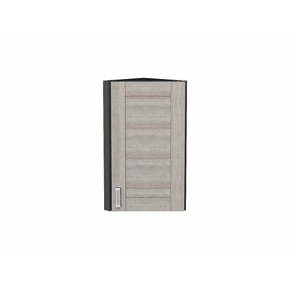 Шкаф верхний торцевой Лофт Cappuccino Veralinga/Graphite 716*300*306