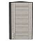 Шкаф верхний торцевой Лофт Cappuccino Veralinga/Graphite 716*300*306
