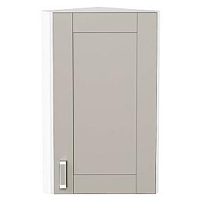 Шкаф верхний торцевой Лофт Grey Silk/Белый 716*300*306