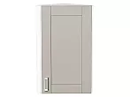 Шкаф верхний торцевой Лофт Grey Silk/Белый 716*300*306
