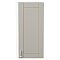 Шкаф верхний торцевой Лофт Grey Silk/Белый 920*300*306