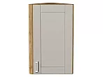 Шкаф верхний торцевой Лофт Grey Silk/Дуб Вотан 716*300*306