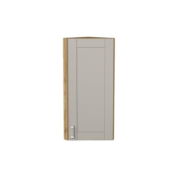 Шкаф верхний торцевой Лофт Grey Silk/Дуб Вотан 920*300*306