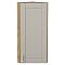 Шкаф верхний торцевой Лофт Grey Silk/Дуб Вотан 920*300*306