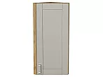 Шкаф верхний торцевой Лофт Grey Silk/Дуб Вотан 920*300*306