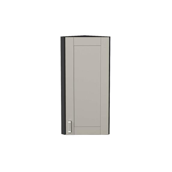 Шкаф верхний торцевой Лофт Grey Silk/Graphite 920*300*306