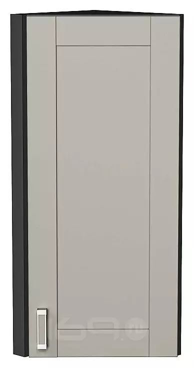 Шкаф верхний торцевой Лофт Grey Silk/Graphite 920*300*306