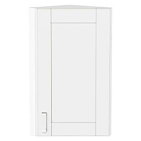 Шкаф верхний торцевой Лофт White Silk/Белый 716*300*306