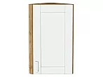 Шкаф верхний торцевой Лофт White Silk/Дуб Вотан 716*300*306
