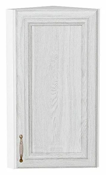 Шкаф верхний торцевой Шале White Dreamline Белый 716*300*306