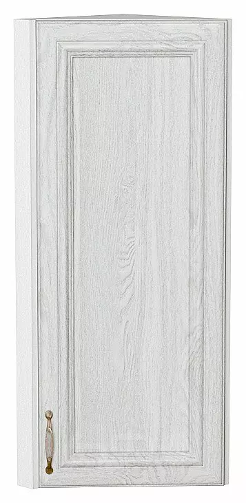 Шкаф верхний торцевой Шале White Dreamline Белый 920*300*306