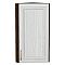Шкаф верхний торцевой Шале White Dreamline Венге 716*300*306 Шкаф верхний торцевой Шале White Dreamline Венге 716*300*306