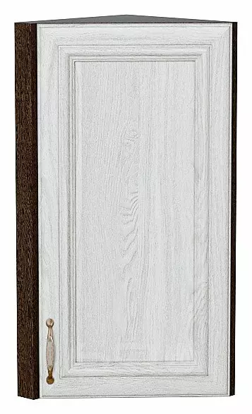 Шкаф верхний торцевой Шале White Dreamline Венге 716*300*306