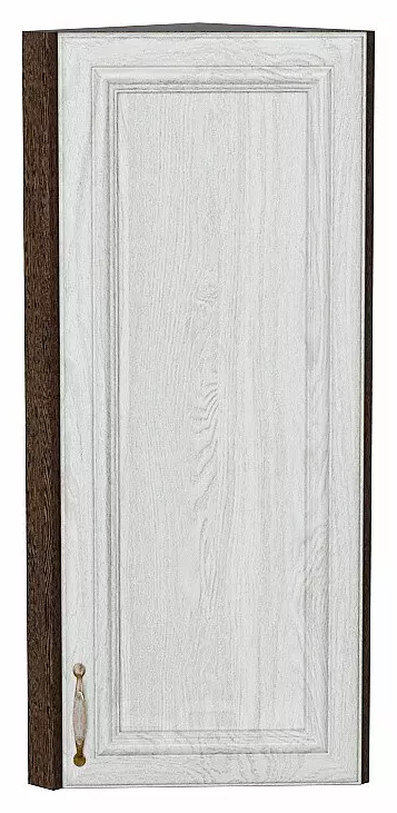 Шкаф верхний торцевой Шале White Dreamline Венге 920*300*306