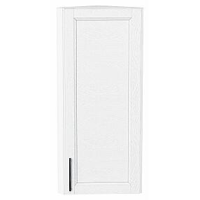 Шкаф верхний торцевой Сканди White Silkwood/Белый 920*300*306
