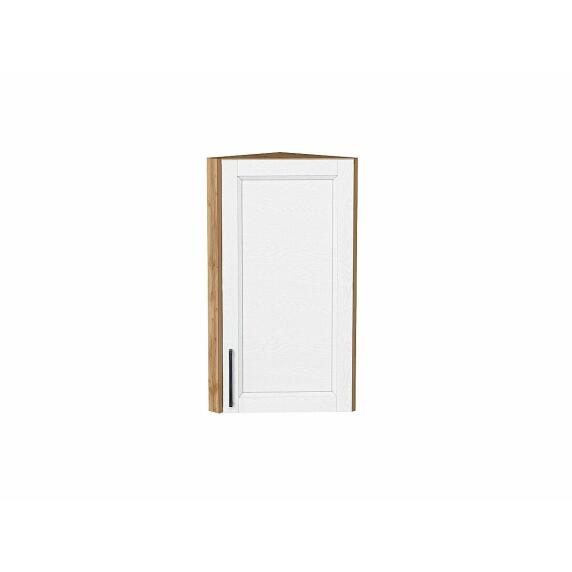Шкаф верхний торцевой Сканди White Silkwood/Дуб Вотан 716*300*306