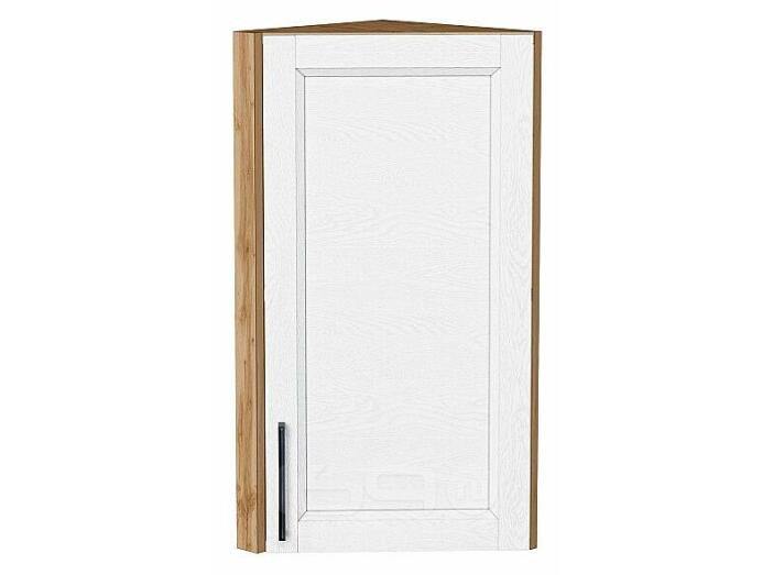 Шкаф верхний торцевой Сканди White Silkwood/Дуб Вотан 716*300*306