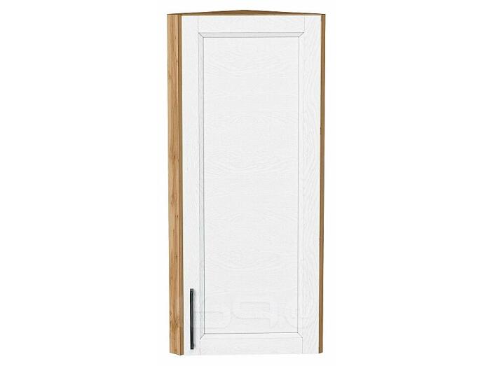 Шкаф верхний торцевой Сканди White Silkwood/Дуб Вотан 920*300*306