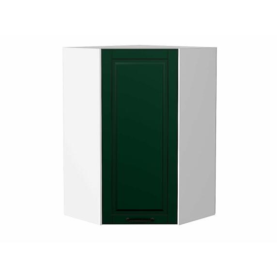 Шкаф верхний угловой Дублин Special Green/Белый 920*600*600