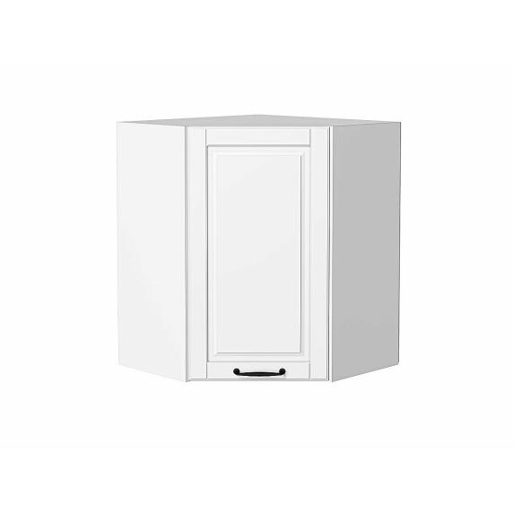 Шкаф верхний угловой Дублин Special White/Белый 716*600*600