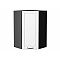 Шкаф верхний угловой Дублин Special White/Graphite 920*600*600