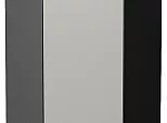 Шкаф верхний угловой Фьюжн Silky Light Grey Graphite 716*600*600