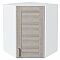 Шкаф верхний угловой Лофт Cappuccino Veralinga/Белый 716*600*600 Шкаф верхний угловой Лофт Cappuccino Veralinga/Белый 716*600*600