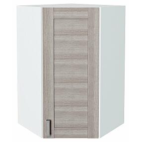 Шкаф верхний угловой Лофт Cappuccino Veralinga/Белый 920*600*600