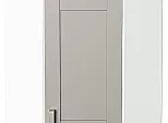 Шкаф верхний угловой Лофт Grey Silk/Белый 716*600*600
