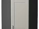 Шкаф верхний угловой Лофт Grey Silk/Graphite 716*600*600