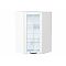 Шкаф верхний угловой остекленный Дублин Special White/Белый 920*600*600