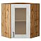 Шкаф верхний угловой остекленный Лофт Nordic Oak/Дуб Вотан 716*600*600 Шкаф верхний угловой остекленный Лофт Nordic Oak/Дуб Вотан 716*600*600
