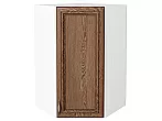 Шкаф верхний угловой Шале Brown Dreamline Белый 920*600*600