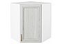 Шкаф верхний угловой Шале White Dreamline Белый 716*600*600