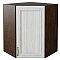 Шкаф верхний угловой Шале White Dreamline Венге 716*600*600 Шкаф верхний угловой Шале White Dreamline Венге 716*600*600