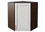 Шкаф верхний угловой Шале White Dreamline Венге 716*600*600