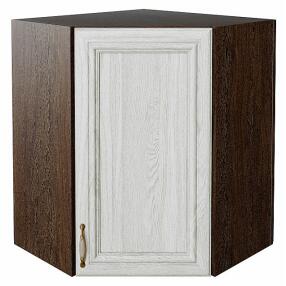 Шкаф верхний угловой Шале White Dreamline Венге 716*600*600