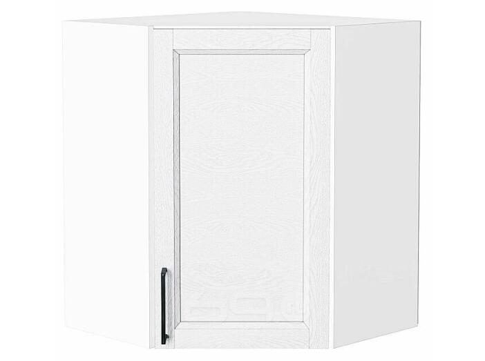 Шкаф верхний угловой Сканди White Silkwood/Белый 716*600*600