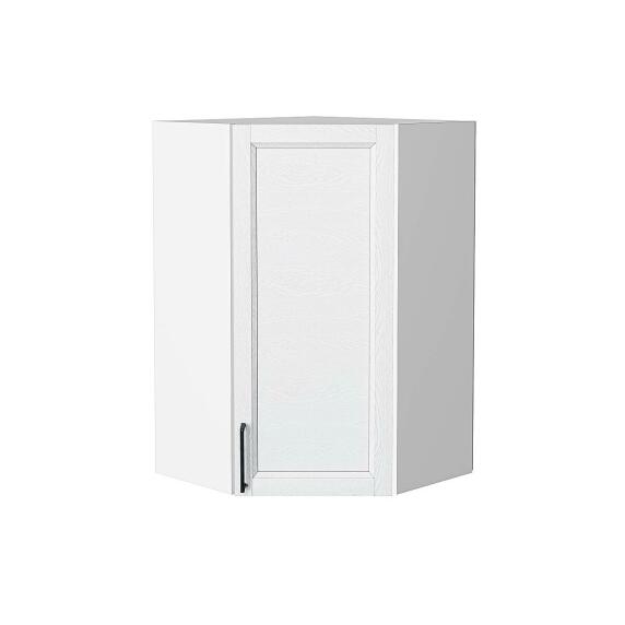 Шкаф верхний угловой Сканди White Silkwood/Белый 920*600*600